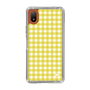 スリムプロテクションケース［ Checkered Yellow - ギンガムチェック イエロー ］