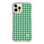 スリムプロテクションケース［ Checkered Green - ギンガムチェック グリーン ］