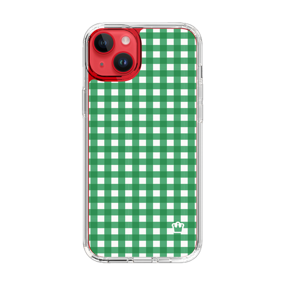 スリムプロテクションケース［ Checkered Green - ギンガムチェック グリーン ］