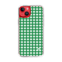 スリムプロテクションケース［ Checkered Green - ギンガムチェック グリーン ］