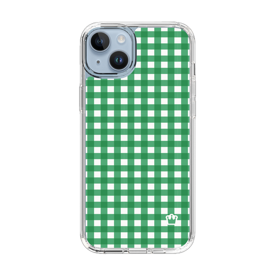 スリムプロテクションケース［ Checkered Green - ギンガムチェック グリーン ］