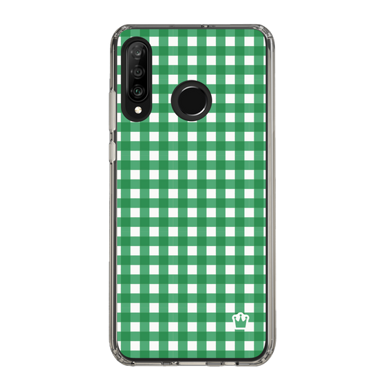 スリムプロテクションケース［ Checkered Green - ギンガムチェック グリーン ］