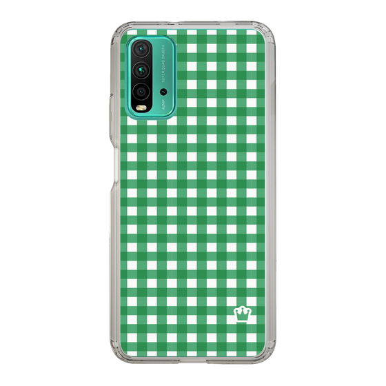 スリムプロテクションケース［ Checkered Green - ギンガムチェック グリーン ］