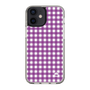 スリムプロテクションケース［ Checkered Purple - ギンガムチェック パープル ］