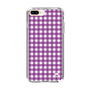 スリムプロテクションケース［ Checkered Purple - ギンガムチェック パープル ］