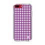 スリムプロテクションケース［ Checkered Purple - ギンガムチェック パープル ］