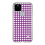 スリムプロテクションケース［ Checkered Purple - ギンガムチェック パープル ］