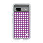 スリムプロテクションケース［ Checkered Purple - ギンガムチェック パープル ］