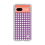 スリムプロテクションケース［ Checkered Purple - ギンガムチェック パープル ］
