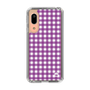 スリムプロテクションケース［ Checkered Purple - ギンガムチェック パープル ］