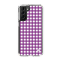 スリムプロテクションケース［ Checkered Purple - ギンガムチェック パープル ］