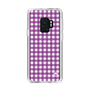 スリムプロテクションケース［ Checkered Purple - ギンガムチェック パープル ］