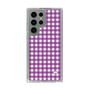 スリムプロテクションケース［ Checkered Purple - ギンガムチェック パープル ］