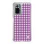 スリムプロテクションケース［ Checkered Purple - ギンガムチェック パープル ］