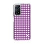 スリムプロテクションケース［ Checkered Purple - ギンガムチェック パープル ］