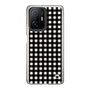 スリムプロテクションケース［ Checkered Black - ギンガムチェック ブラック ］