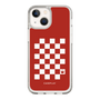 スリムプロテクションケース［ Racing checkered flag Red - レーシングチェッカーフラッグ レッド ］