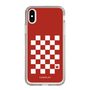 スリムプロテクションケース［ Racing checkered flag Red - レーシングチェッカーフラッグ レッド ］