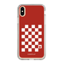 スリムプロテクションケース［ Racing checkered flag Red - レーシングチェッカーフラッグ レッド ］