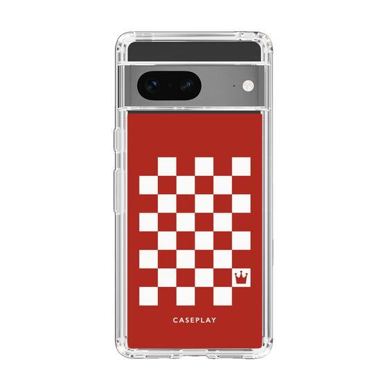 スリムプロテクションケース［ Racing checkered flag Red - レーシングチェッカーフラッグ レッド ］