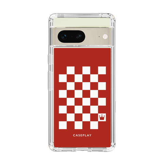 スリムプロテクションケース［ Racing checkered flag Red - レーシングチェッカーフラッグ レッド ］