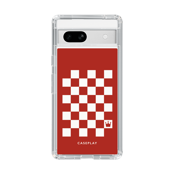 スリムプロテクションケース［ Racing checkered flag Red - レーシングチェッカーフラッグ レッド ］