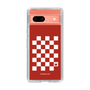 スリムプロテクションケース［ Racing checkered flag Red - レーシングチェッカーフラッグ レッド ］