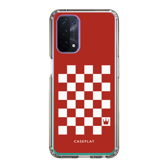 スリムプロテクションケース［ Racing checkered flag Red - レーシングチェッカーフラッグ レッド ］