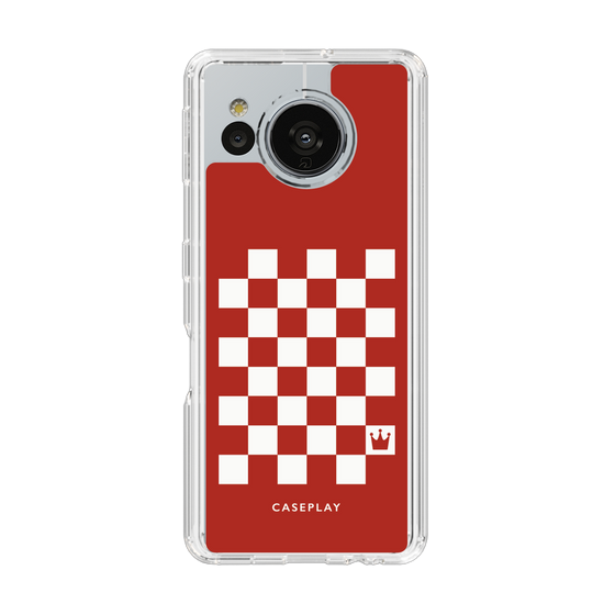 スリムプロテクションケース［ Racing checkered flag Red - レーシングチェッカーフラッグ レッド ］