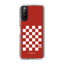 スリムプロテクションケース［ Racing checkered flag Red - レーシングチェッカーフラッグ レッド ］