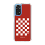 スリムプロテクションケース［ Racing checkered flag Red - レーシングチェッカーフラッグ レッド ］