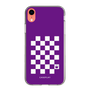 スリムプロテクションケース［ Racing checkered flag Purple - レーシングチェッカーフラッグ パープル ］