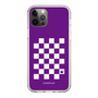 スリムプロテクションケース［ Racing checkered flag Purple - レーシングチェッカーフラッグ パープル ］