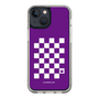 スリムプロテクションケース［ Racing checkered flag Purple - レーシングチェッカーフラッグ パープル ］