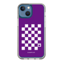 スリムプロテクションケース［ Racing checkered flag Purple - レーシングチェッカーフラッグ パープル ］