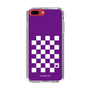 スリムプロテクションケース［ Racing checkered flag Purple - レーシングチェッカーフラッグ パープル ］