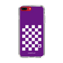 スリムプロテクションケース［ Racing checkered flag Purple - レーシングチェッカーフラッグ パープル ］