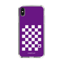 スリムプロテクションケース［ Racing checkered flag Purple - レーシングチェッカーフラッグ パープル ］