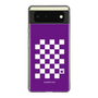 スリムプロテクションケース［ Racing checkered flag Purple - レーシングチェッカーフラッグ パープル ］