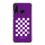 スリムプロテクションケース［ Racing checkered flag Purple - レーシングチェッカーフラッグ パープル ］