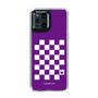 スリムプロテクションケース［ Racing checkered flag Purple - レーシングチェッカーフラッグ パープル ］