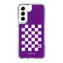 スリムプロテクションケース［ Racing checkered flag Purple - レーシングチェッカーフラッグ パープル ］