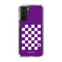 スリムプロテクションケース［ Racing checkered flag Purple - レーシングチェッカーフラッグ パープル ］