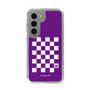 スリムプロテクションケース［ Racing checkered flag Purple - レーシングチェッカーフラッグ パープル ］