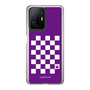 スリムプロテクションケース［ Racing checkered flag Purple - レーシングチェッカーフラッグ パープル ］