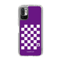 スリムプロテクションケース［ Racing checkered flag Purple - レーシングチェッカーフラッグ パープル ］