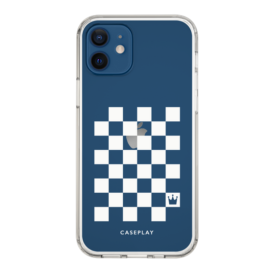 スリムプロテクションケース［ Racing checkered flag White - レーシングチェッカーフラッグ ホワイト ］