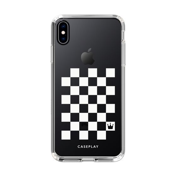 スリムプロテクションケース［ Racing checkered flag White - レーシングチェッカーフラッグ ホワイト ］