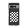 スリムプロテクションケース［ Racing checkered flag White - レーシングチェッカーフラッグ ホワイト ］