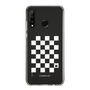 スリムプロテクションケース［ Racing checkered flag White - レーシングチェッカーフラッグ ホワイト ］